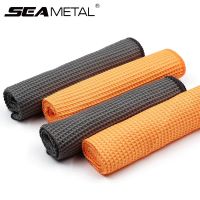 【lz】▲✗▪  2pc toalha de lavagem de carro de limpeza de água de secagem de vidro janela de microfibra limpa auto detalhando waffle tecer para banho de cozinha 40x40cm