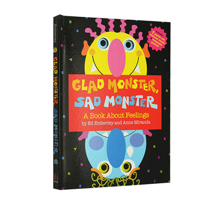 milu Original English Glad Monster Sad Monster Hardcover Emotional ...