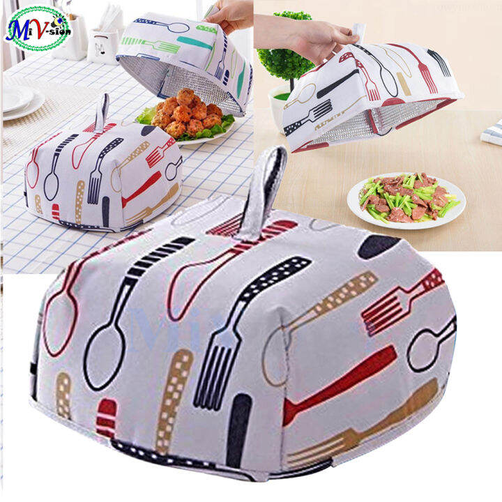 Portable Insulated Thermal Food Cover Tents Dish Cover Hot Food