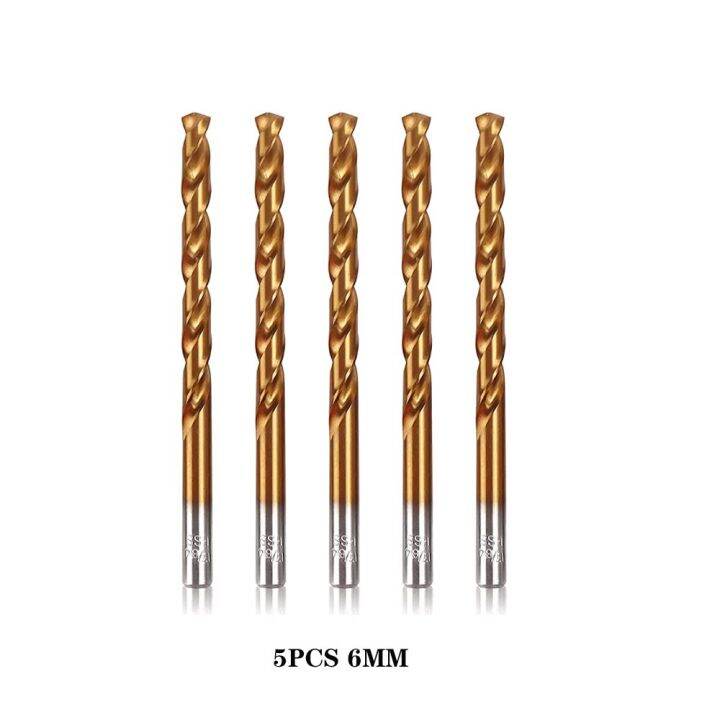 titanium-nitride-coated-twist-drill-bit-set-hss-drill-bits-straight-round-shank-drill-bits-for-metal-wood-plastic-drill-set-drills-drivers