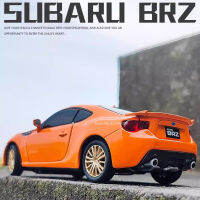 A132 Scale SUBARU BRZ ของเล่นรถรุ่น Alloy Diecast Sound Light Scale รุ่นรถคอลเลกชันสำหรับชายวันหยุดของขวัญ DecorationM