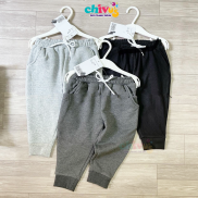 Quần nỉ cho bé CHIVU sKID quần nỉ bông cho bé trai bé gái chất nỉ lót lông