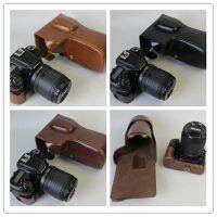 กระเป๋ากล้องหนัง PU เต็มรูปแบบสำหรับ Nikon D7500เลนส์ DSLR 18-150มม. ฝาครอบป้องกัน