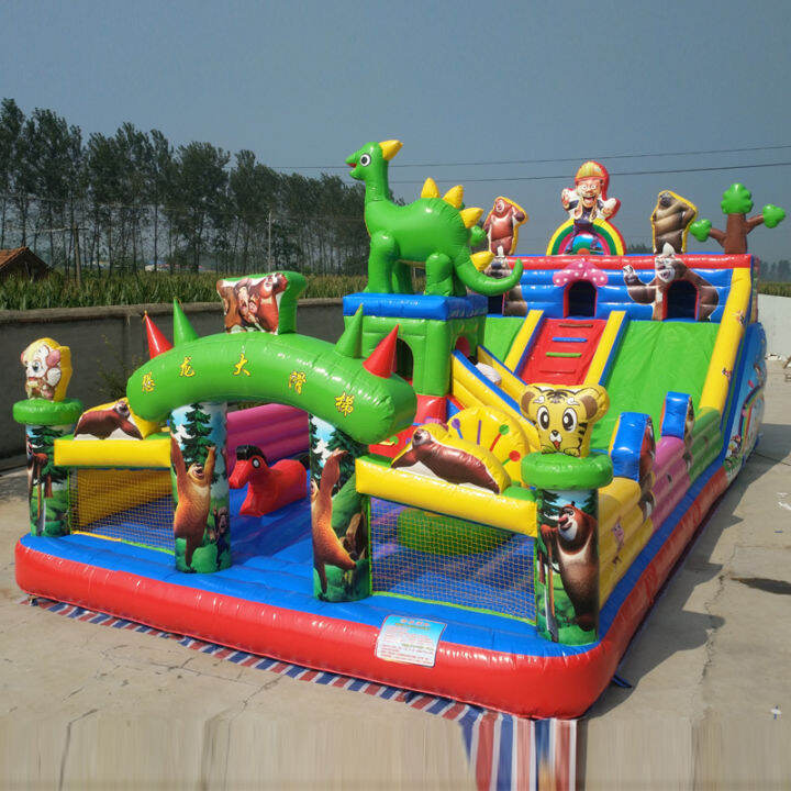 Outdoor large trampoline amusement equipment of inflatable castle