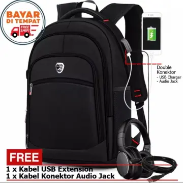 Jual Tas Anak Pwkids 32 backpack mcm black Import dan Tas sekolah