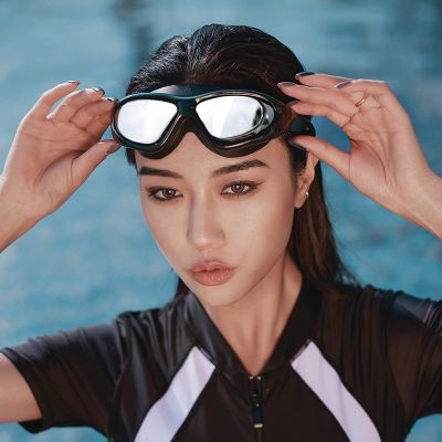 Professional Swimming Goggles Waterproof Plating Clear Double Anti-fog Swim Glasses Anti-UV Men Women Eyewear with Case