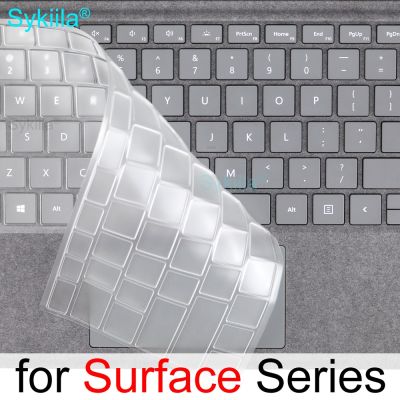 Keyboard Cover for Microsoft Surface Pro 9 7 8 7+ 6 5 4 3 X Studio Laptop GO 2 Book 3 RT Silicone Protector Skin Case 13 15 TPU Keyboard Accessories
