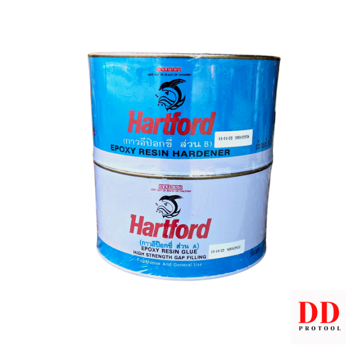 กาวใสอีพ็อกซี่ แบบ 21 (Epoxy Resin Glue) Hartford งานเรือ งาน Hartford