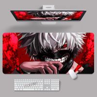 แผ่นรองเมาส์ Tokyo Ghoul Table Pad แผ่นรองเมาส์คอมพิวเตอร์ บริษัท แผ่นรองเมาส์เกมขนาดใหญ่ 100x50 ซม แผ่นรองเมาส์เกมขนาดใหญ่