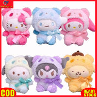 LeadingStar RC Authentic Plush Doll Cute Cartoon Transformed Panda Kuromi Melody Cinnamoroll Plush Doll Pendant