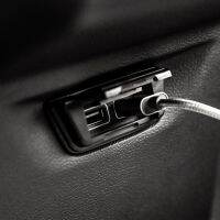 【CW】รถด้านหลังคอนโซล USB ชาร์จพอร์ตฝุ่น Protector สติกเกอร์สำหรับ VW Golf 8 MK8อุปกรณ์เสริม2020 2021 ของขวัญ กำนัล gift