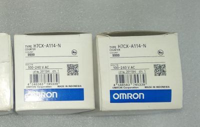 NEW  ใหม่    OMRON   Electron Counter/Tachometer H7CX-A114-N  (.ใหม่ เหลือจากงาน   )