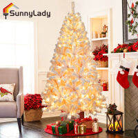 SunnyLady ต้นคริสต์มาส6ft ตกแต่งต้นคริสต์มาสประดิษฐ์600สาขาสำหรับงานเลี้ยงสำนักงานบ้าน