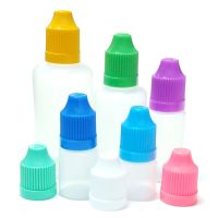 【CW】❐  50 Pcs 5/10/15/20/30/50/100/120ml Refillable Squeezable Plastic Dropper Bottles Ink Pigment Drop