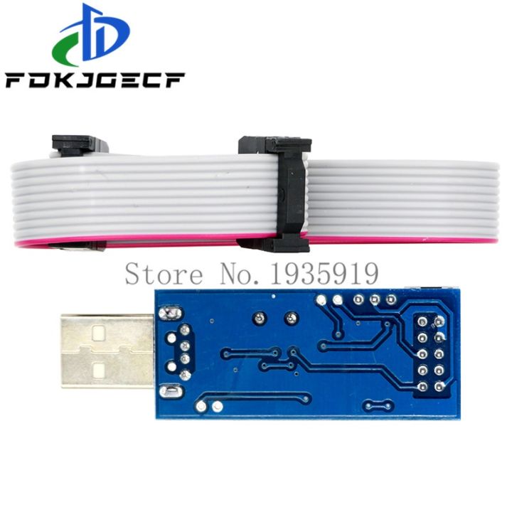 10pin-เป็น6ขาบอร์ดอะแดปเตอร์-usbasp-usbisp-avr-โปรแกรมเมอร์-usb-isp-usb-asp-atmega8รองรับ-atmega128-win7-64วงจรรวม