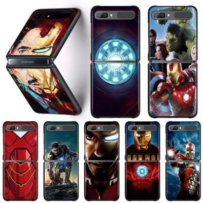 Marvel Iron Man And Hulk Super Hero Case For Samsung Galaxy Z Flip 4 3 5G Phone Cover ZF3 zFlip 4 3 Hard pc Fitted Funda