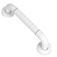 Handle Non- for Bath &amp; Shower Wall Handle White Made Of Stainless Steel &amp; Nylon Safety Handles Handle Bar Bathroom Shower Handles Handle Bar for Seniors Length 35 Cm