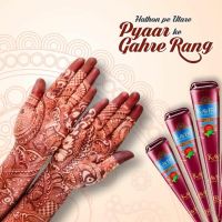 Natural Indian Mehndi Brown Henna Paste Cone 3pack