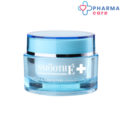 Smooth E Aqua Smooth Instant &amp; Intensive Whitening Hydrating Facial Care 40g. - สมูทอี อควา สมูท เนื้อเจลครีม   [Pharmacare]
