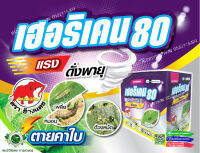 เฮอริเคน80 50 กรัม ฟิโพรนิล80% แรงแต่ไม่เป็นอัตราย ยาเย็น ฉีดผ่าดอกได้ ตราช้างแดช