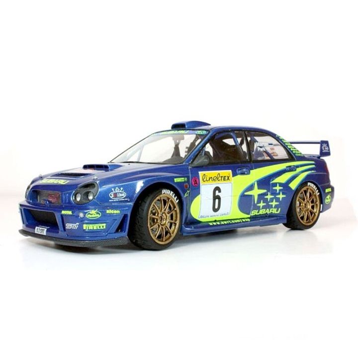 tamiya-24240โมเดลรถรถประกอบแบบสถิตสำหรับรถซูบารุ-impreza-wrc-ชุดประกอบโมเดล2001