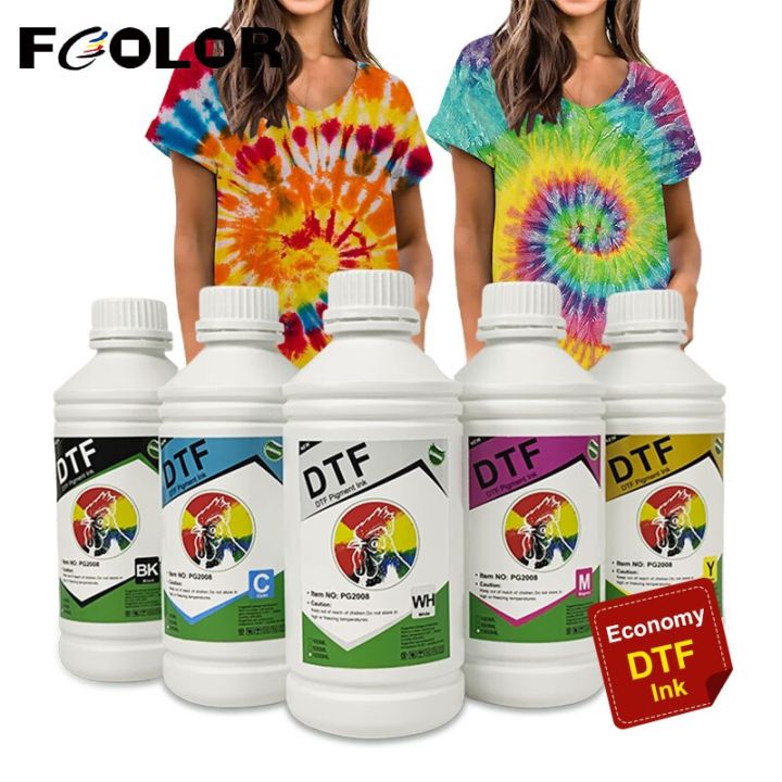 fcolor-6ขวด-500มล-ชุดหมึกสี-dtf-หมึกพิมพ์-dtf-pg2008ราคาไม่แพงสำหรับ-i3200-dtf-ฟิล์ม-pet-การพิมพ์ถ่ายโอนเสื้อยืดลายเครื่องพิมพ์