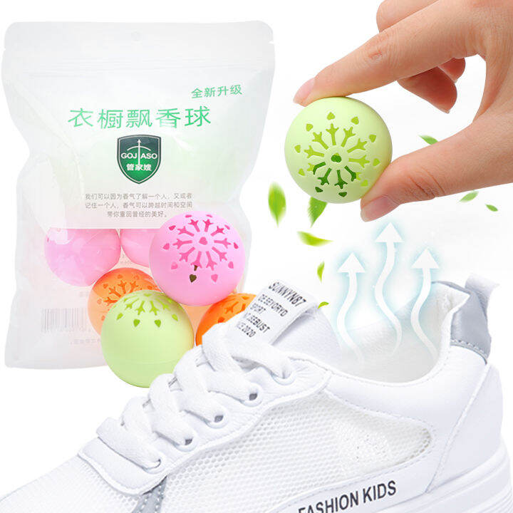 1/3/6pcs Multipurpose Shoe Deodorant Fresh Ball Tea Fragrance Wardrobe