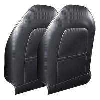 Anti Kick Pad Car Seat Protector Cover ForTesla Model 3 Y Car Styling Modification Interior Anti Dirty Leather Protector 2pcs