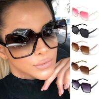 Oversized Big Vintage Square Sunglasses Women Men 2022 Brand Designer Glasses Large Size Gradient Polorized Female Glasses