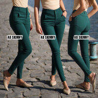 AB Skinny สีเขียวเข้ม ของแท้ จากเพจดัง 300,000 Like กางเกง AB สกินนี่ยีนส์ ผู้หญิง