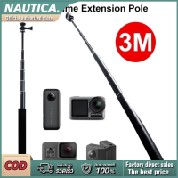 ควบคุมการถ่ายภาพอย่างเป็นอิสระ: 360 ไม้เซลฟี่แบบยืดหดได้ 3M Invisible Selfie Stick สำหรับกล้อง Action Camera