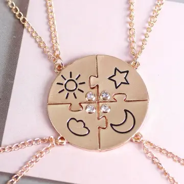 Sun and Moon Friendship Necklace 