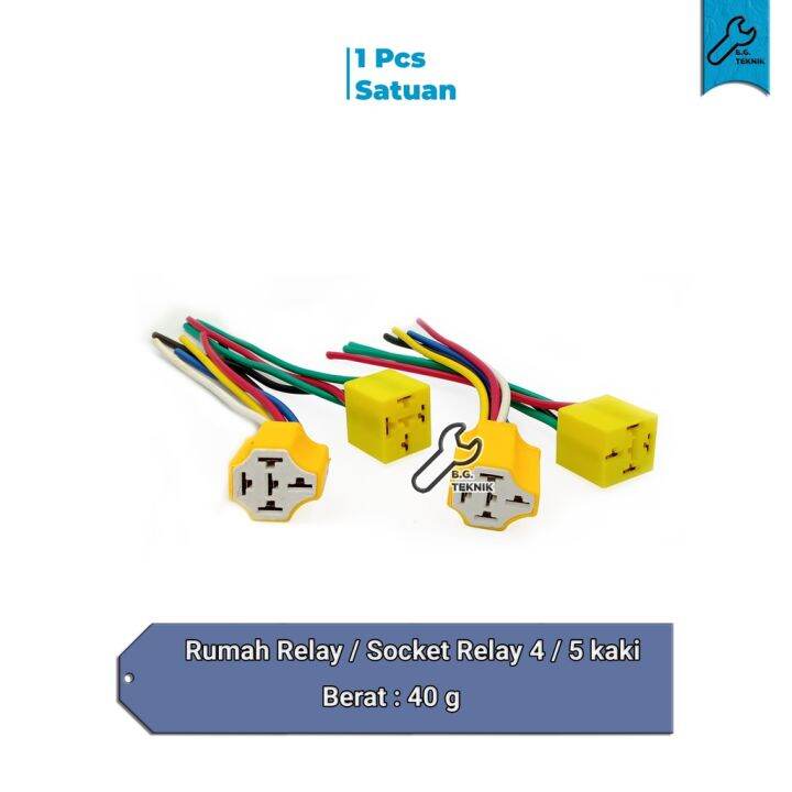 Rumah Relay / Socket Relay 4 atau 5 kaki Lazada Indonesia