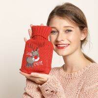 Christmas gift warm handbag elk hot water bottle Christmas gift trumpet warm water bottle hand warmers wholesale