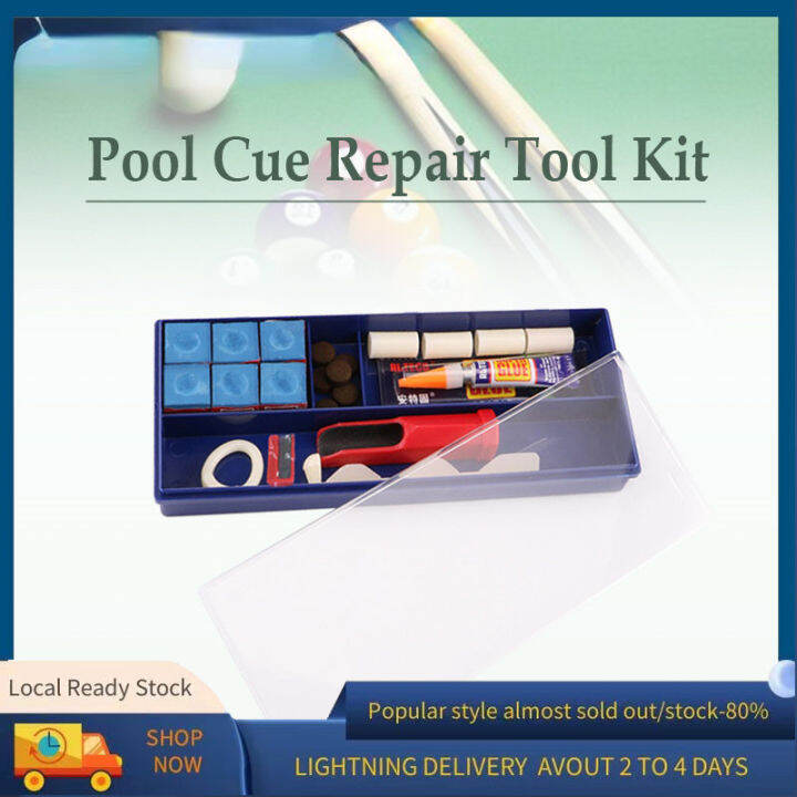 【Selling】19PCS/SET Pool Cue Tip Ferrule Shaver Billard Cue Repair