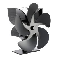 Fireplace Fan 5-Blade Heat Powered Stove Fan Burner Eco fan Quiet Home Fireplace Fan Efficient Heat Distribution