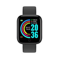 ร้อนขาย Smartwatchheart Rate Monitor Y68 D20 Smart Watch D20s เครื่องชาร์จแม่เหล็กพลาสติกสีซิลิกาเจล