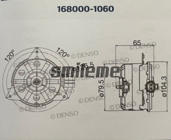 มอเตอร์พัดลมเป่าหม้อน้ำ-โตโยต้า-อัลติส-01-06-หมุนขวา-denso-coolgear-มอเตอร์-มอเตอร์เป่าหม้อน้ำ-toyota-altis-01-06