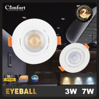 ❧ tqw198 3W 7W LED Eyeball LED Bulb Recessed Eyeball Sportlight Round LED Downlight Sportlight Sport light Wall Lighting Murah