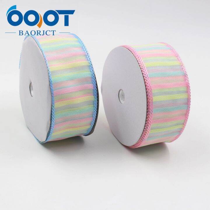 cc-ooot-baorjct-l-20325-18638mm-5yards-colored-bilateral-flower-transparent-yarn-ribbonwedding-accessories-handmade-materials