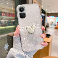 เคสซิลิโคนนิ่มพร้อมส่งสำหรับ OPPO Reno10 Pro + Reno 10 8T 8Z 8 Pro 5G A98 A78 A77 A17 A57 A77S สินค้าใหม่ขายดีเคสใสแฟชั่นส่องแสงเป็นประกายระยิบระยับพร้อมโทรศัพท์มือถือลายดาวมินนี่น่ารักเคส RENO10Pro Oppo