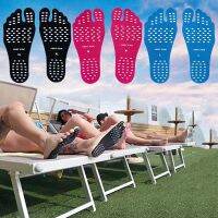 ✸☞❅ Beach Swim Pool Adhesive Anti Slip Invisible Foot Pads Insulation Protection Mats Barefoot Stick Insoles Footpads Sticker Shoes