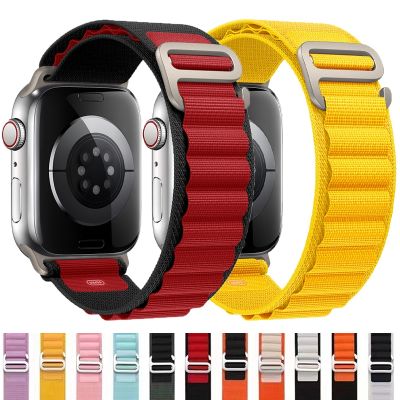 Alpine Loop Strap for apple watch band ultra 49mm 44mm 40mm 45mm 41mm 42mm 38mm 40 44 mm nylon bracelet iWatch 7 6 5 4 se 8 band