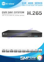 เครื่องบันทึก Hiview DVR HA-45516H2 รองรับกล้อง 5ระบบ รองรับกล้องถึง5ล้านพิกเซล H.265