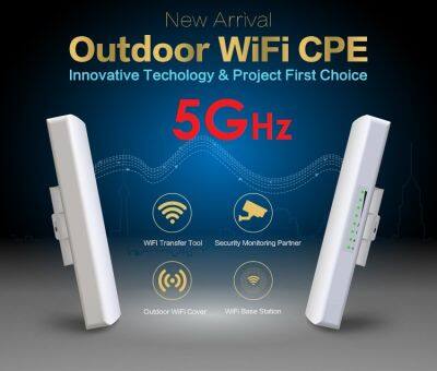 5GHz 300Mbps CPE Outdoor Wireless AP Bridge WIFI CPE Access /เร้าเตอร์อินเตอร์เน็ต อุปกรณ์ช่วยขยายช่วงสัญญาณ