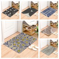 ✹ Marble Geometric Pattern Doormat Welcome Floor Mat Home Entrance Door Mat Anti Slip Floor Pet Rug For Living Room Bathroom