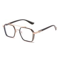 NEW Double Bridge Square Anti blue Light Glasses Women Men Vintage Transparent Computer Glasses Oversize Frame Eyeglasses