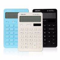 1 Pc/Pack Portable Thin Dual-Power Plastic 12-Digital Calculator for School Stationery &amp; Office &amp; Finance Calculators