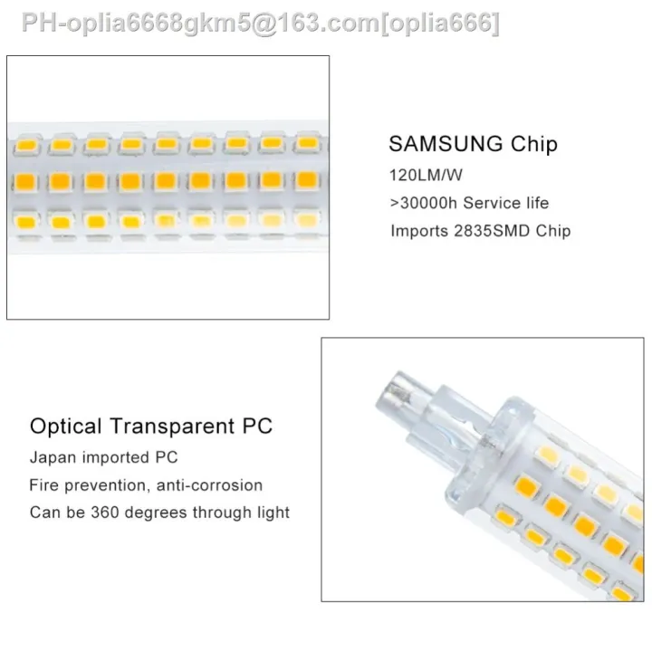 r7s-led-78mm-118mm-led-lampada-ac-220v-110v-corn-lamp-diode-smd-2835-light-bulb-replace-halogen-bombillas-led-lights-for-home