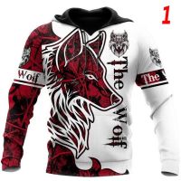 Spring Autumn Sweater 3D Sweater Mens Cool Animal Print Street Trend Classic Hoodie XXS-6XL